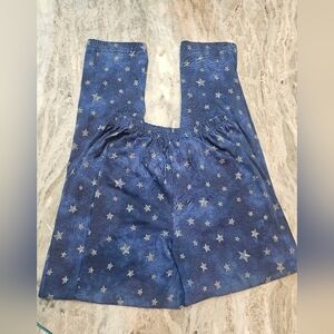 Vintage SWAT USA Star Print Lounge Pants Size M – Blue Patriotic Pajama Bottoms